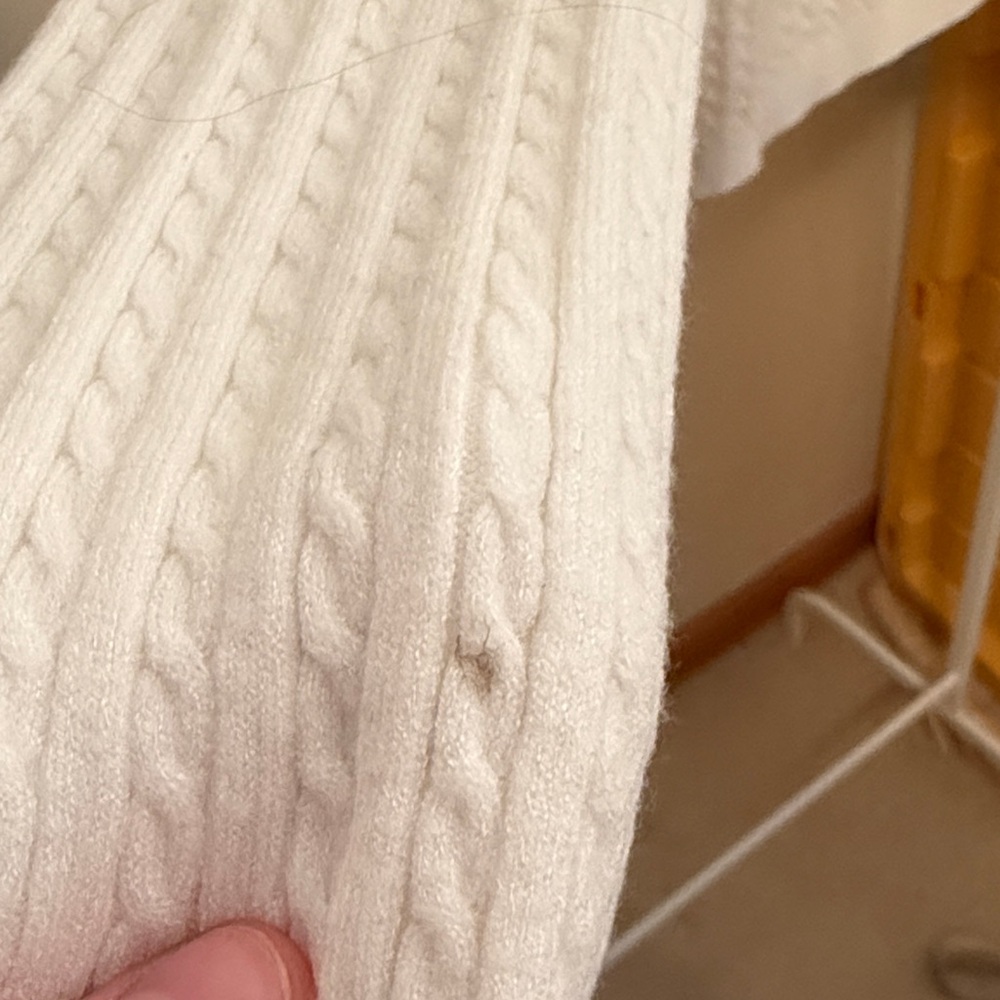 Freshman Cream Ribbed Top - Picture 3 of 4